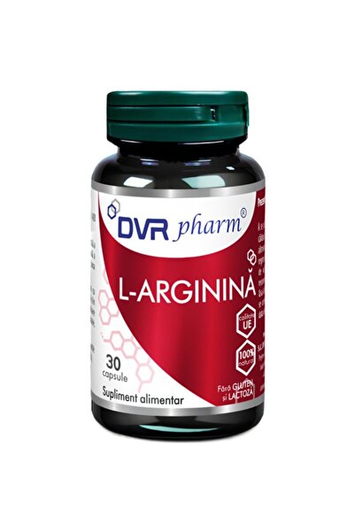 DVR Pharm L-arginina cristalizata pura 400mg, sustine performanta fizica, san...