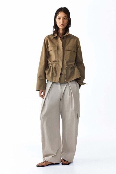 H&M Wrap-detail cargo trousers