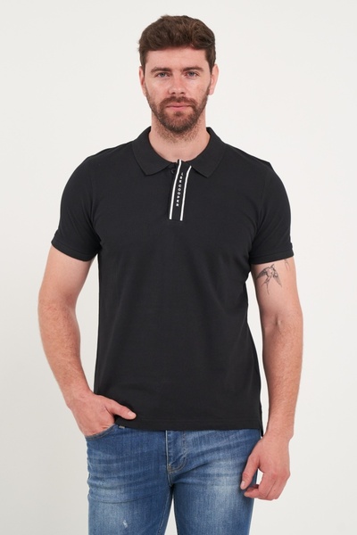 Lee Cooper - Tricou barbat polo cu detalii logo