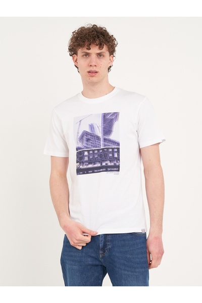Lee Cooper - Tricou barbat cu imprimeu grafic