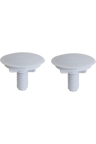 STARSTAR 2-Piece Kitchen Sink Hole Cover/Faucet Hole Cover/Plug (White)