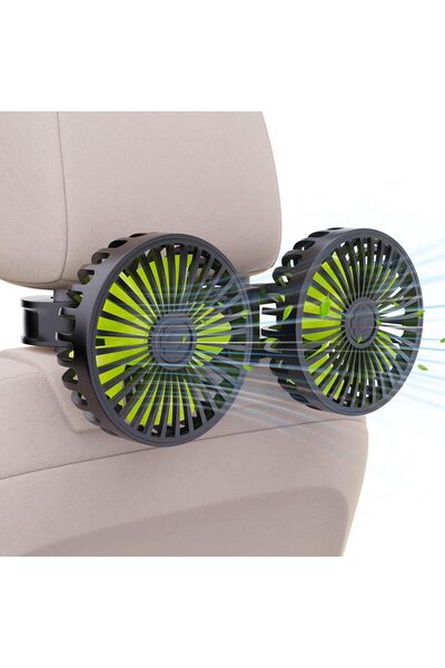 Morvena Picks Ventilator USB pentru scaunul din spate al mașinii, ventilator ...