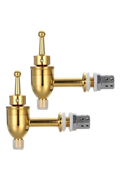 STARSTAR Beverage taps, a set of two brass taps, suitable for 10 mm (0.4 inch...