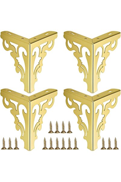 STARSTAR 4-Piece Set Metal Furniture Legs Modern Sofa Cabinet Legs Repair Ref...