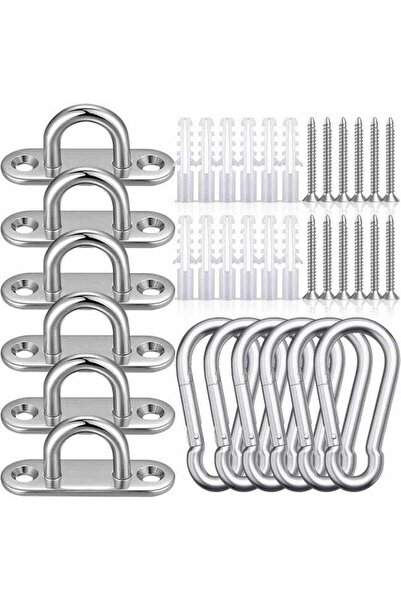 STARSTAR Stainless steel M5 eyelets, stainless steel hooks, 6 stainless steel...