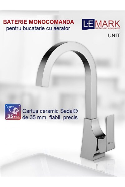 LEMARK BATHROOM EQUIPMENT Baterie Bucatarie Lemark Unit Crom