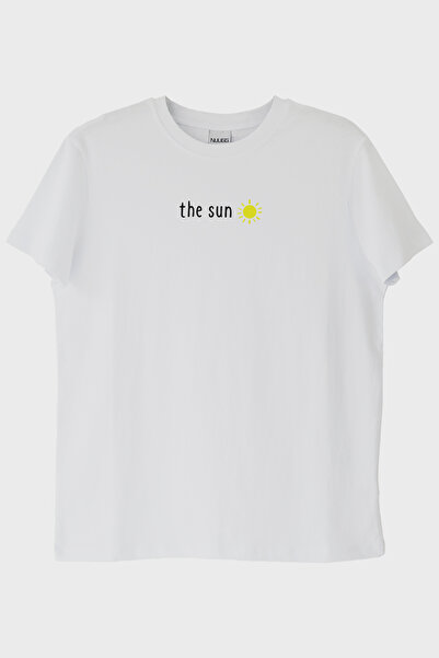 lofux Sun Icon White T-Shirt