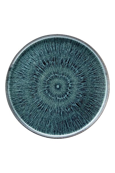 Secret de Gourmet Platou de servire „Eva” - Ceramică, D.27.2 cm, Albastru