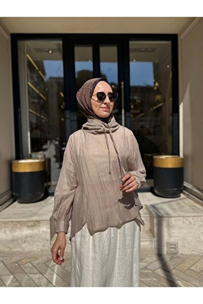QOOQ STORE 26SS245 Bery Kadın Bluz Bej