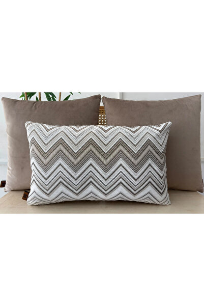 Elanora Home Decorative cushion covers, high-quality woven fabric, set of 3