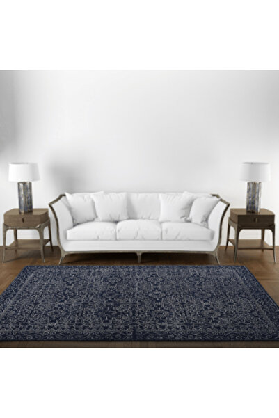 Roots Furniture Ruda blue and White Rug