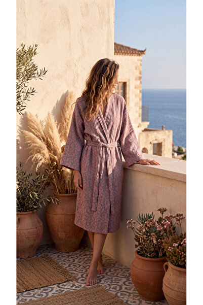 SOLUTE Müslin Bornoz Kimono
