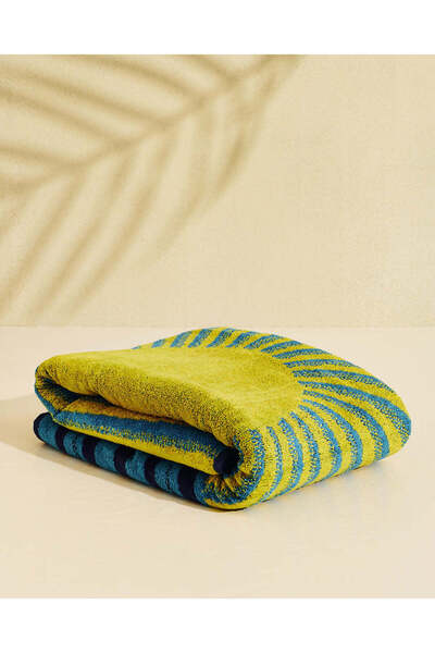 REDTAG Blue Sunrise Beach Towel 100 × 180 cm