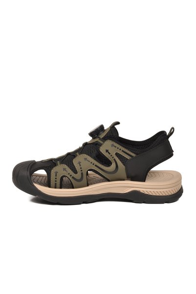 Voyager Erkek Outdoor Trekking Sandalet Nefes Alabilen Yapı Misina Bağcık Haki E339 M