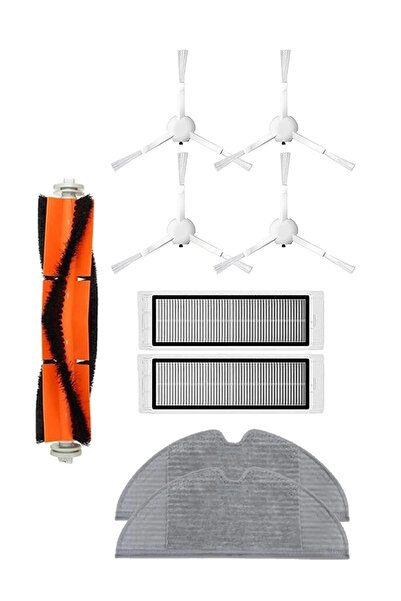 LİN GRUP Set de 9 piese de schimb compatibile cu aspiratorul robot Xiaomi Vac...