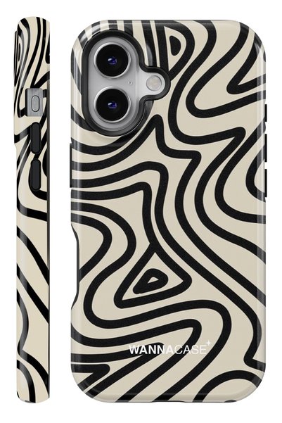 WANNACASE (Magsafe) iPhone 17 Mono Chrome Dual Layer Essential Tough Phone Case