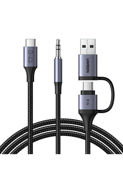Ugreen Cm772 Adaptor USB-C la 3.5mm + Placă de sunet USB-C/A pentru telefoane