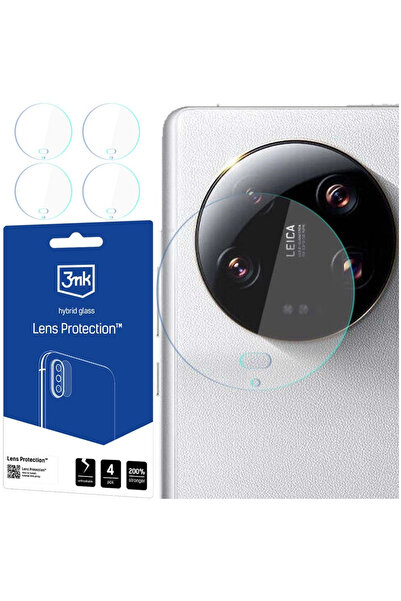 3MK Protecție lentilă pentru Xiaomi 14 Ultra, sticlă hibridă cu strat protector