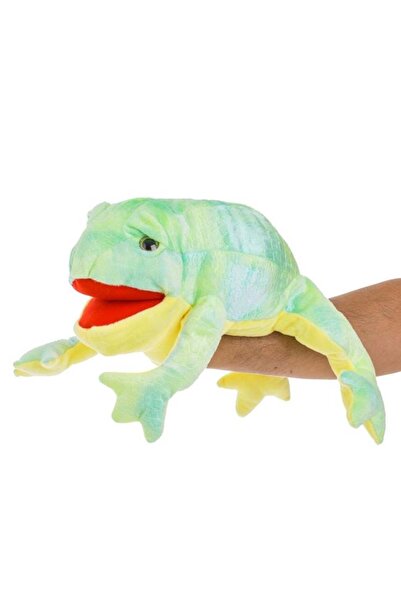 BAMI NETWORK Figurina din plus broasca verde poliester 42cm teatru papusi