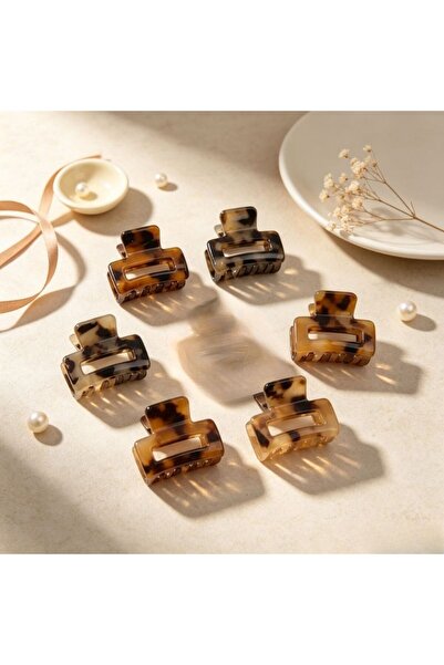 idei Set of 6 small hair clips for women, versatile accessories for daily sty...