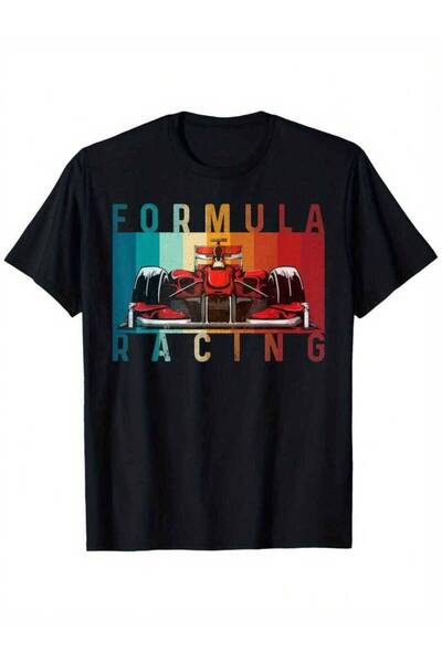 k222 Retro Vintage Racing Silhouette Race Car Formula Suitable For Mens & Wom...