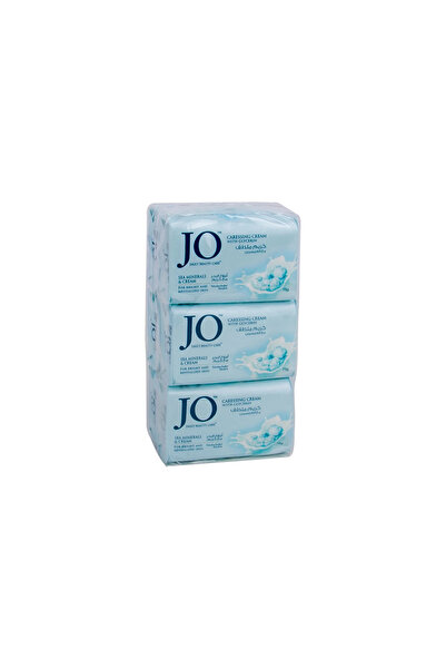Jo صابون جو بأملاح البحر والكريم - كريم ملطف مع الجليسرين 6 *75جرام