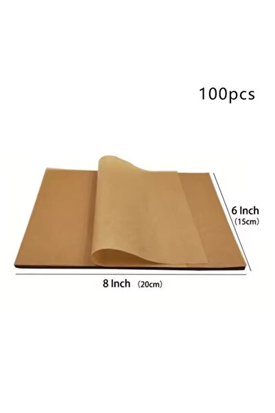 Choice ورق خبز من البارشمنت مقاس 15×20 سم، 100 قطعة، غير لاصق، مقطوع مسبقًا، ...