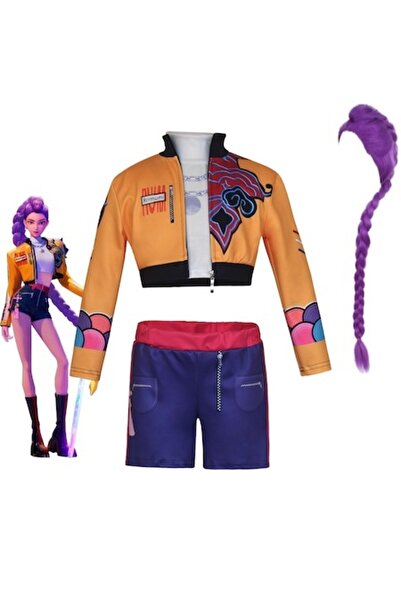Funny Party Team Set costum cosplay și perucă KPop Demon Hunters, Rumi, 11-12...