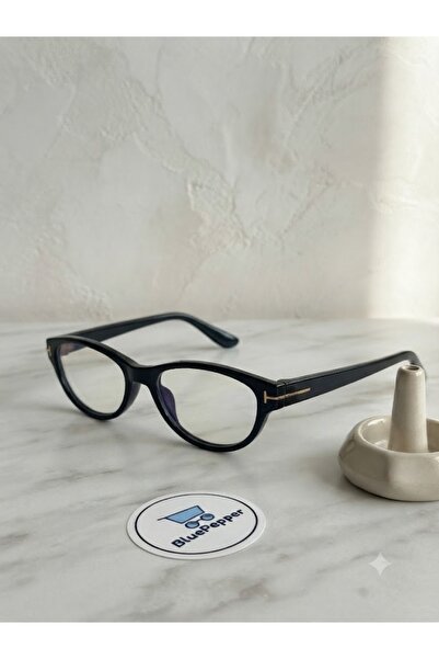 BluePepper نظارات T DETAILLI الحديثة ذات الإطار الصغير من نوع CATEYE باللون ا...