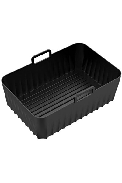 STARSTAR Silicone baking mold core - Air fryer baking tray 2-piece set, black...