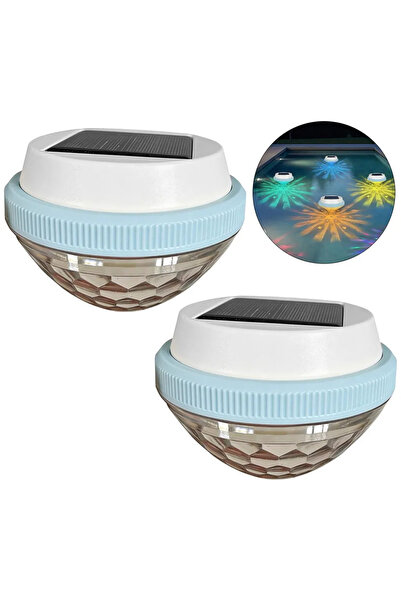 STARSTAR 2-Pack Solar Floating Color-Changing LED Pool Lights (IP65 Waterproof)