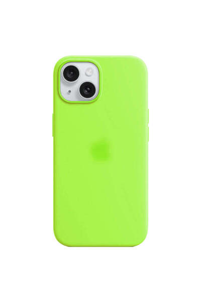 OEM Husă compatibilă cu iPhone 11, din silicon, Mov - verde lime