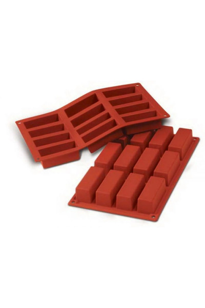 STARSTAR 12-cavity chocolate bar mold, cookie mold, long ice cube tray mold, ...