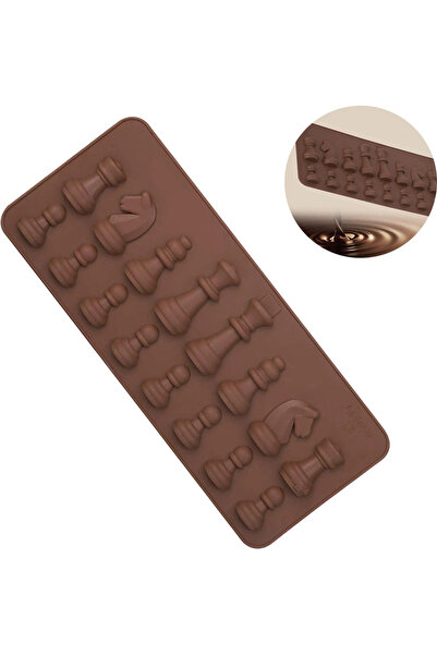 STARSTAR Chess pattern silicone baking mold for chocolates, cakes, jellies, i...