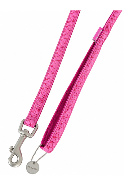 Zolux Macleather Leash Fuchsia, 10 mm/1.2 m