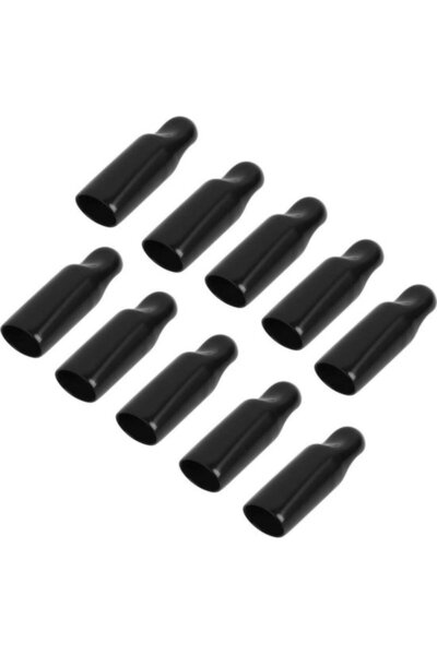Morvena Picks Pachet de 10 capace negre pentru robinetul de bere - Capace gro...