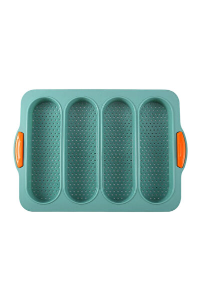 STARSTAR This covered bread mold, made of non-stick black carbon steel, is id...