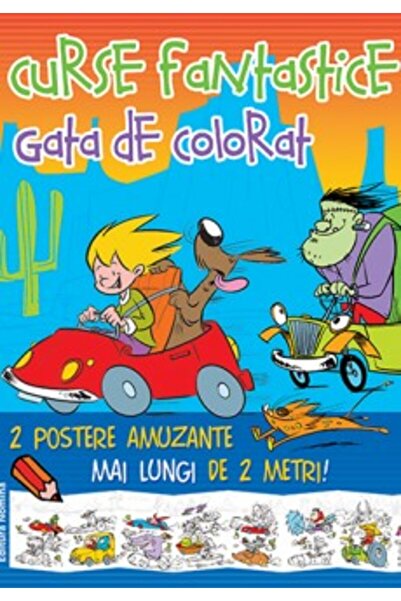 Nomina Curse fantastice gata de colorat - Masini