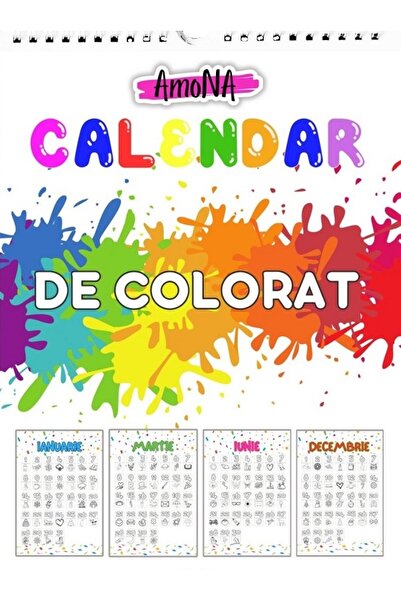 AMONA Calendar de colorat