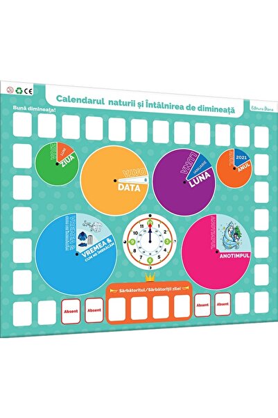 Diana Calendarul naturii si Intalnirea de dimineata pentru prescolari si scol...