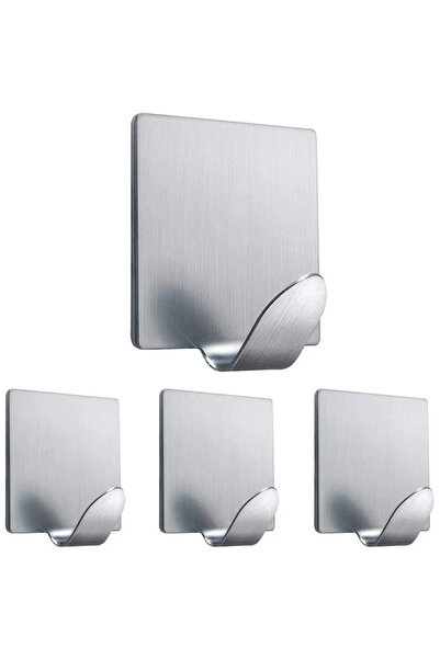 STARSTAR Four-piece set of self-adhesive hooks, bathrobe hooks, bathrobes, to...