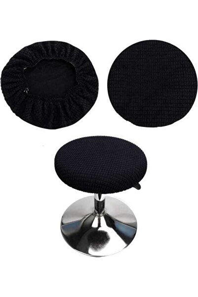 STARSTAR Round stool covers (2-pack, black), suitable for stools 30-40 cm, id...