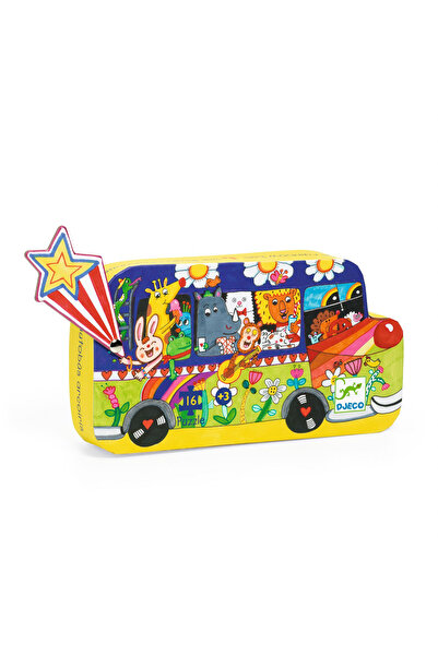 djeco Puzzle cu autobuzul din copilărie