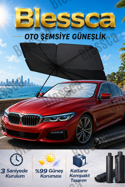 Blessca Suncobran za automobil, suncobran za vetrobransko staklo, suncobrani ...