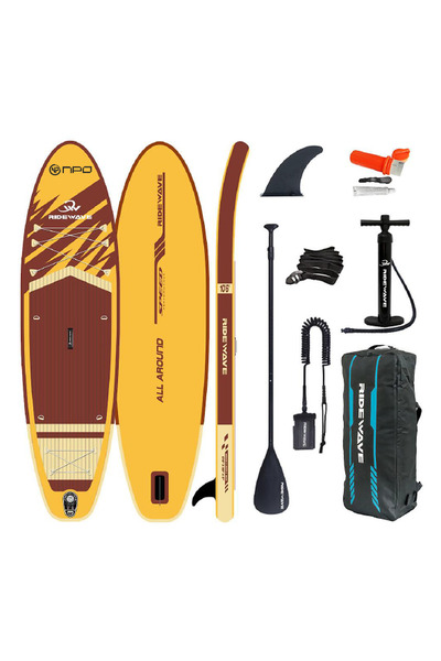 NPO Ridewave 320x81x15cm Şişme SUP Paddle Board 196kg Kürek Pompa Çanta Set
