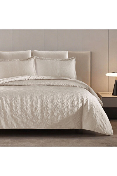 Pazar Home Bedding مفرش بازار هوم كاسي جاكار نفرين 6 قطع بحشوة مخيطو 260*240سم