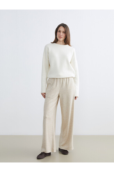 LC Waikiki Women's Wide Leg Sweatpants with Elastic Waist