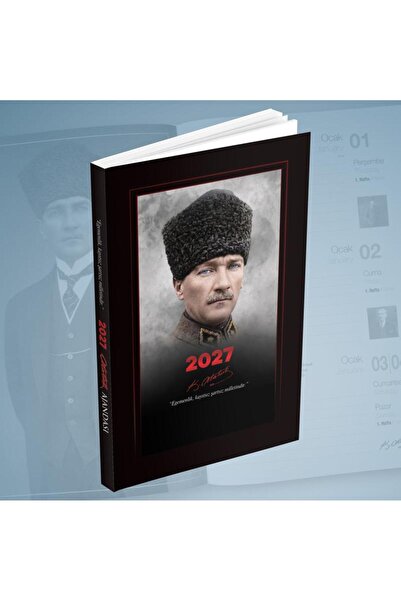 Halk Kitabevi Komutan 2027 Atatürk Ajandası