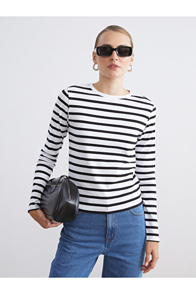 LC Waikiki Crew Neck Striped Women's Body