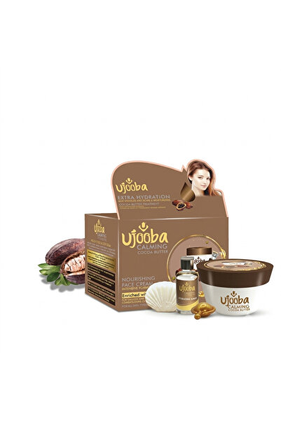 ujooba 4 in 1 Cocoa Butter Beauty White Cream Set with Vitamin E & K Serum, S...